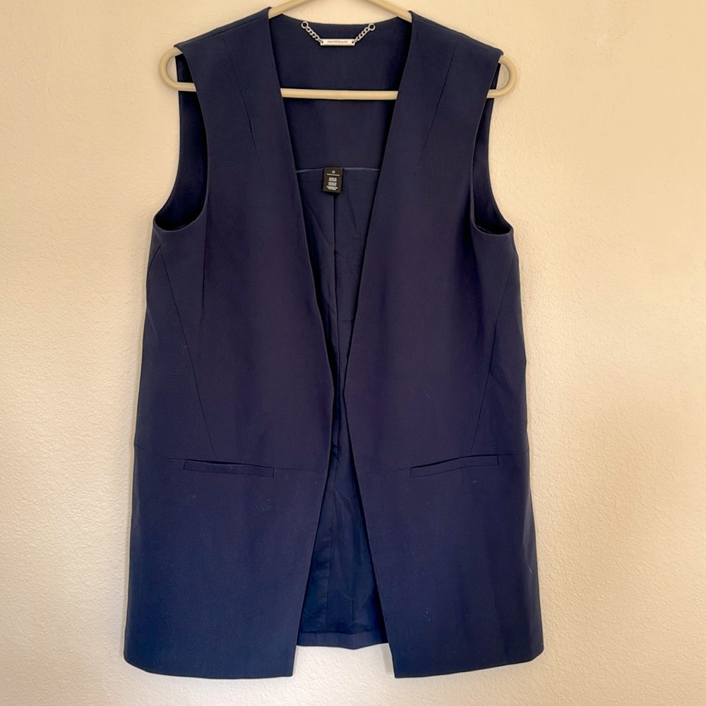 White House black market open vest